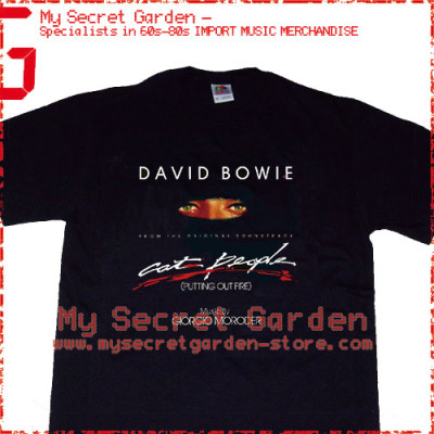 David Bowie - Cat People (Putting Out Fire) T Shirt 